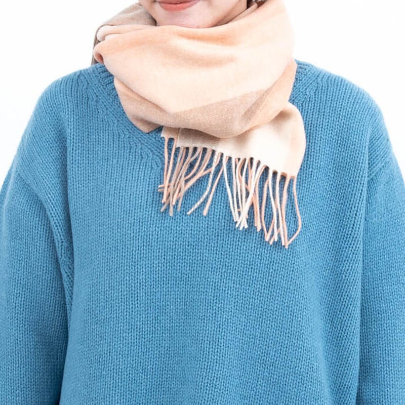 ピュアカシミヤ100%マフラー/ポピー | fula-cashmere