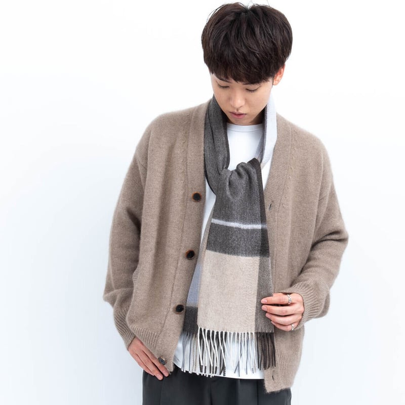 ピュアカシミヤ100%マフラー/リス | fula-cashmere 