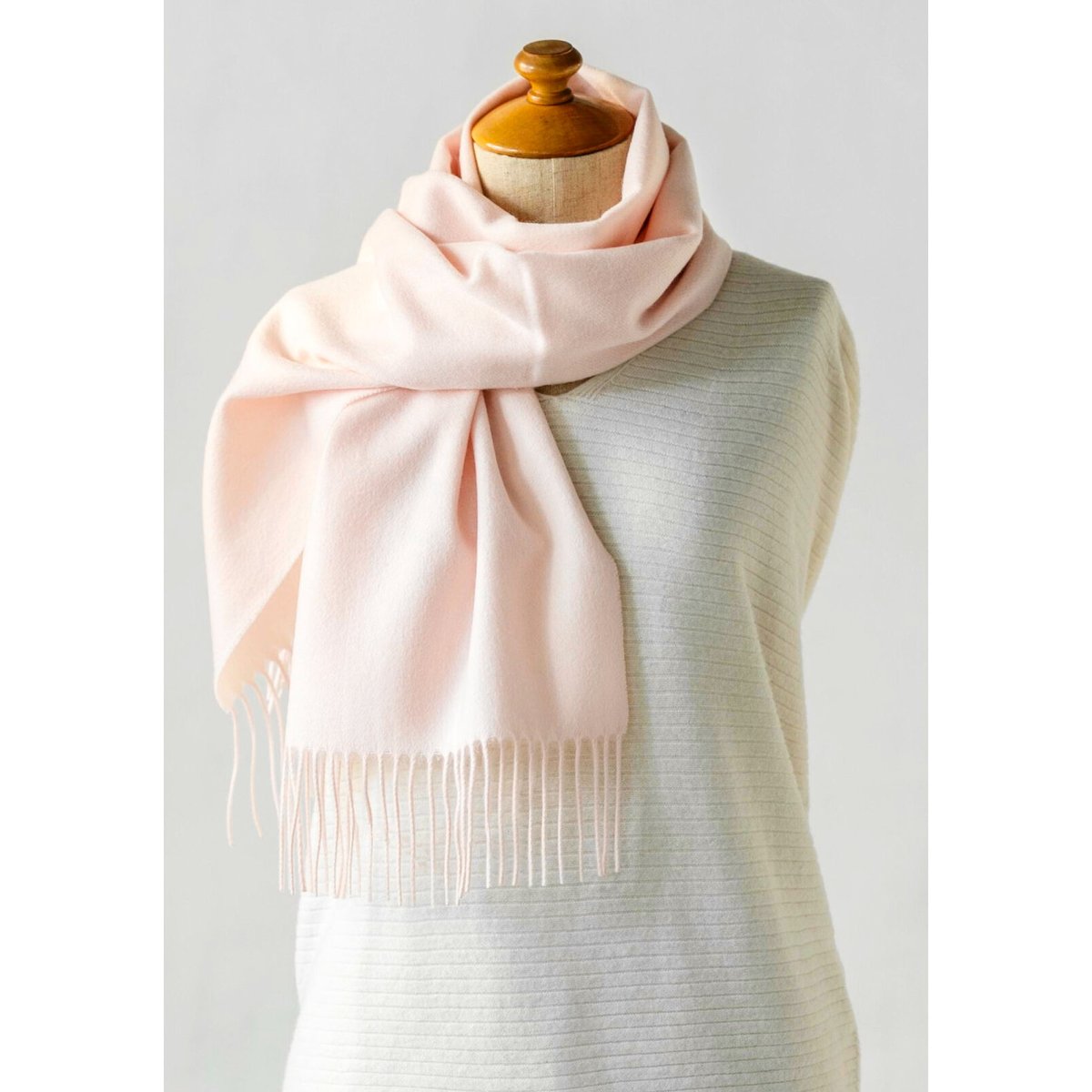 【定価38,500円】カシミヤ　マフラー　ピンク fit=scale-down,w=1200