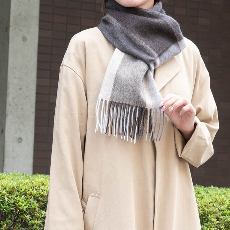ピュアカシミヤ100%マフラー/リス | fula-cashmere