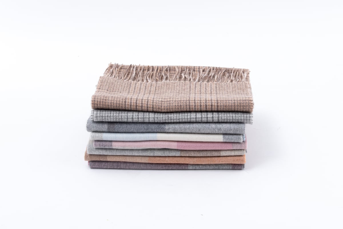 ピュアカシミヤ100%マフラー/ポピー | fula-cashmere