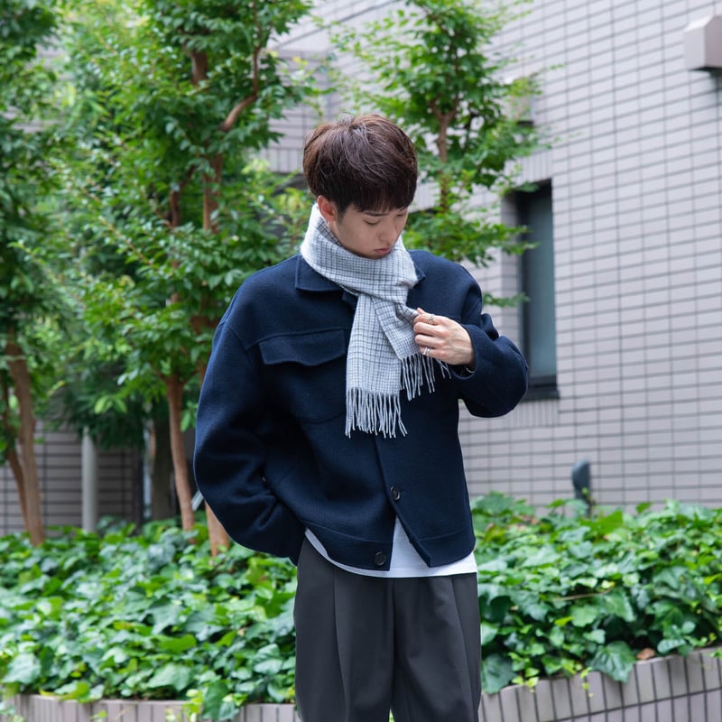 ピュアカシミヤ100%マフラー/アッシュ | fula-cashmere