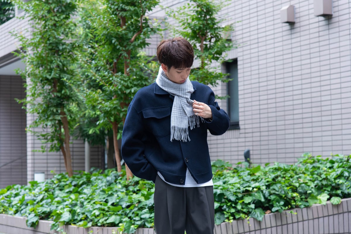 ピュアカシミヤ100%マフラー/アッシュ | fula-cashmere