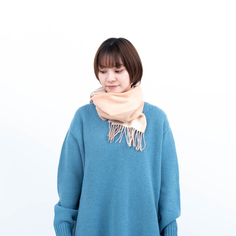 ピュアカシミヤ100%マフラー/ポピー | fula-cashmere