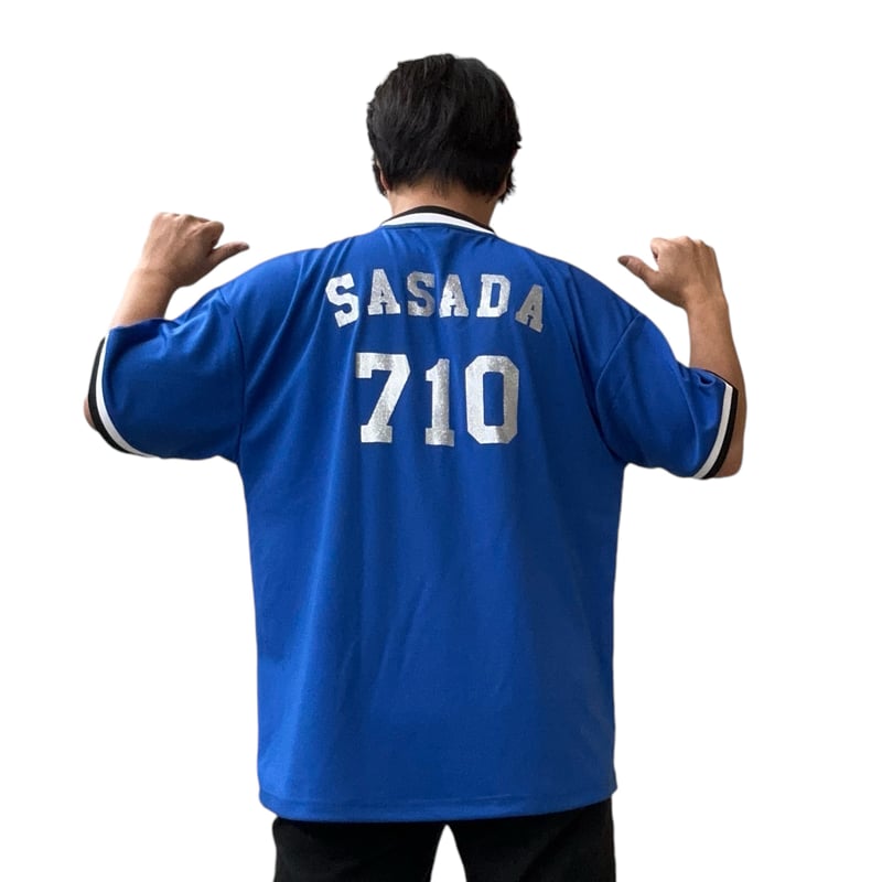 セブンテンベースボールロゴ風ゲームシャツ 大きめです | SasadaBurn SHOP