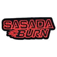 SASADABURN文字ロゴワッペン