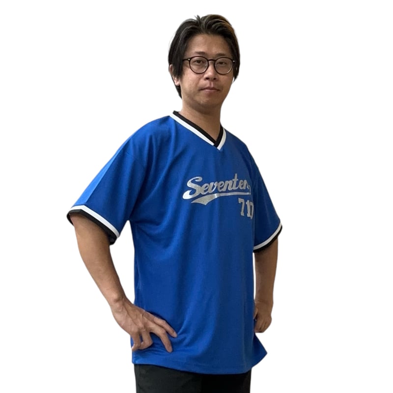 セブンテンベースボールロゴ風ゲームシャツ 大きめです | SasadaBurn SHOP