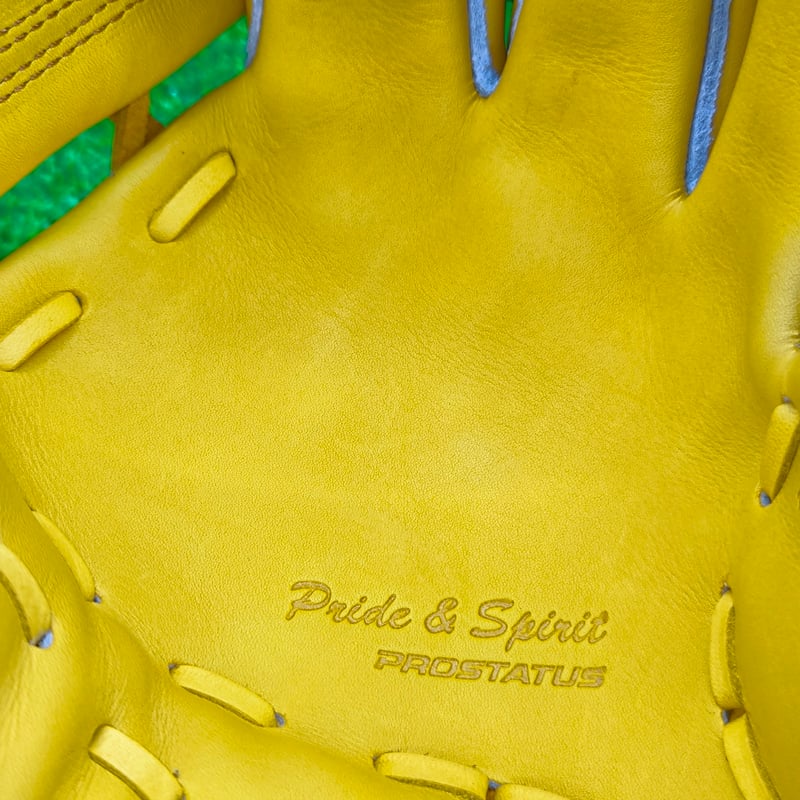 ユ*タ様 ZETT 硬式用 内野用 トゥルーイエロー ゼット（ZETT） プロステイタス 硬式 グローブ 内野 野球 BPROG660 袋