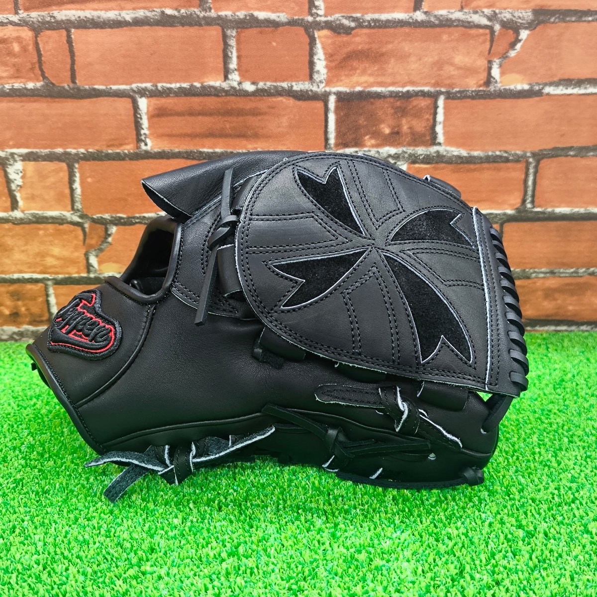 teppen 硬式グローブ 黒 てっぺん グローブ 硬式 投手用 野球 Teppen 下半期限定 グラブ
