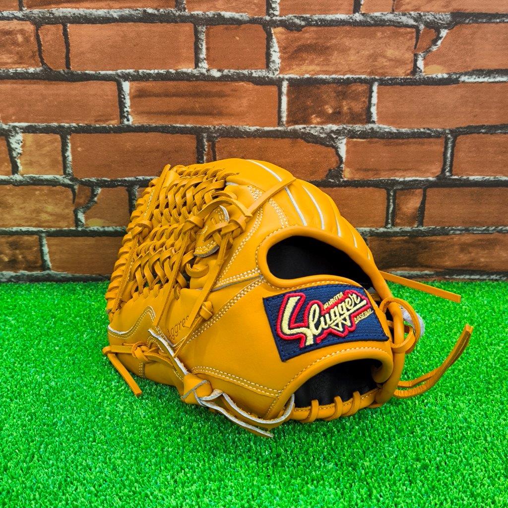 中古品 久保田スラッガー Slugger KSG-114 軟式グローブ オレンジ