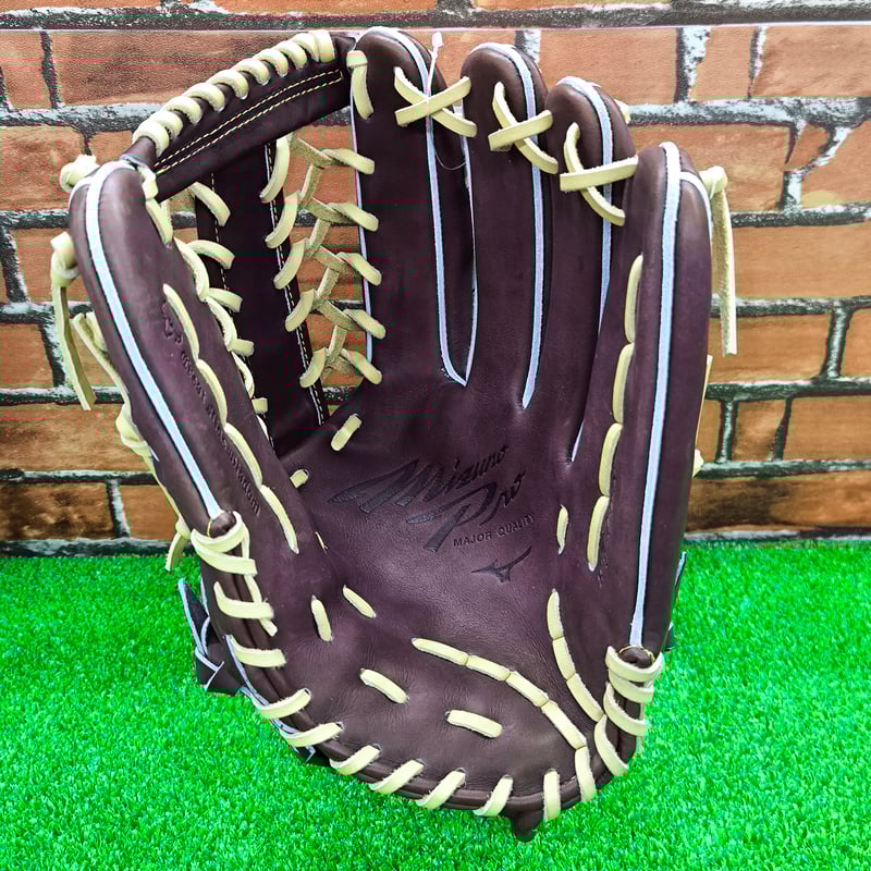 オリジナルサービス】【限定】ミズノプロ 硬式グローブ 外野用 プラム