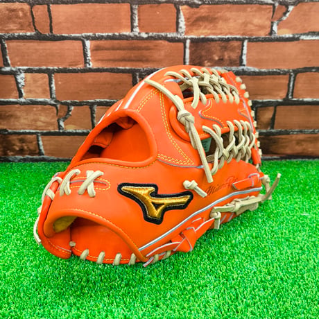 Mizuno 硬式グローブ ミズノプロ左手用 オレンジ 【公式通販】