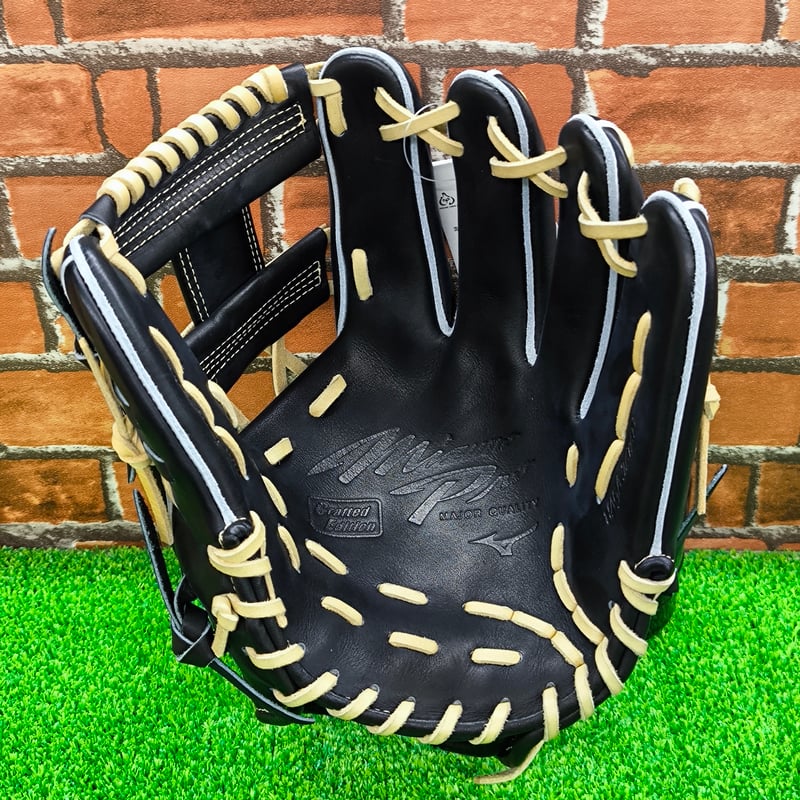 ミズノプロ　長岡モデル　 野球用グローブ 黒 楽天市場】【限定！長岡モデル】ミズノプロ 軟式グローブ 軟式用