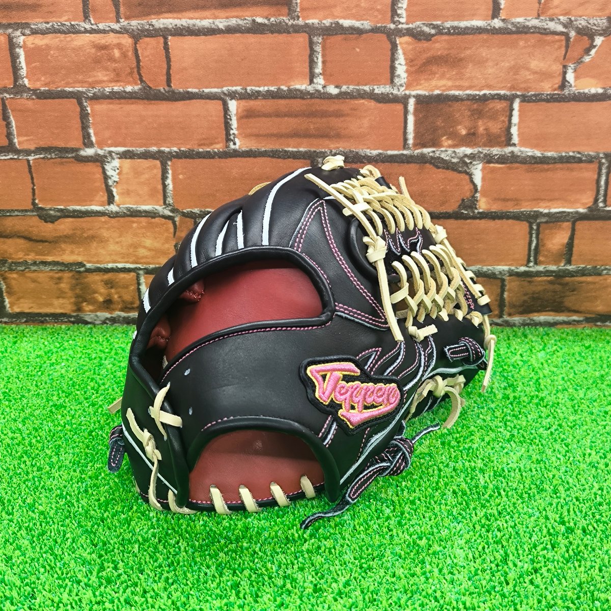 中古品 てっぺん TEPPEN 硬式 外野手用グローブ TTY 刺繍入り