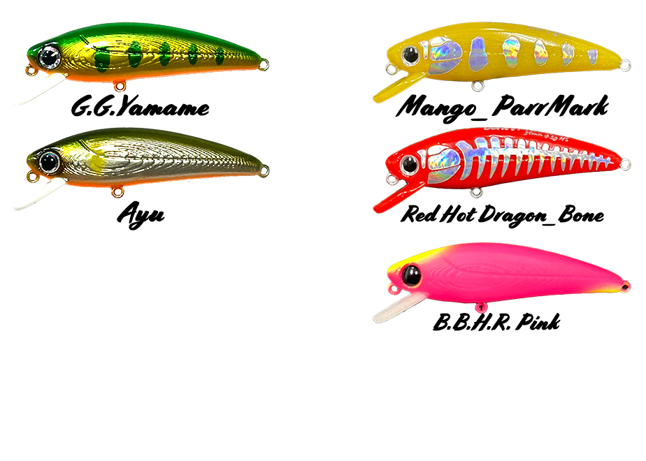 NEW!!】Baby Corn Minnow 50S 3.2g | Dee Dee Designs