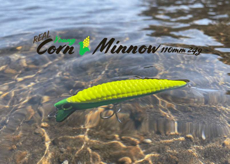 Real Young Corn Minnow 110mm 24g F | Dee Dee De