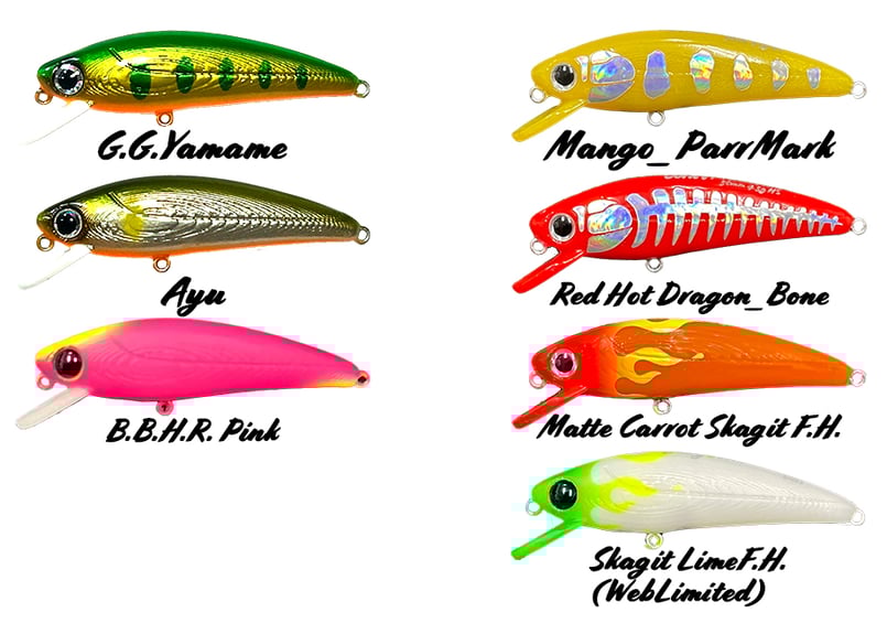 NEW!!】Baby Corn Minnow 50HS 4.5g | Dee Dee Des