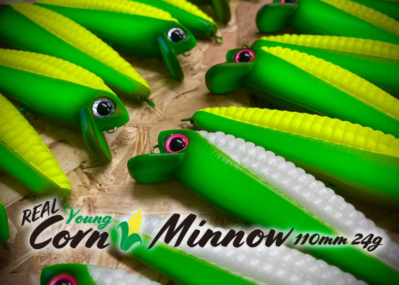 Real Young Corn Minnow 110mm 24g F | Dee Dee De