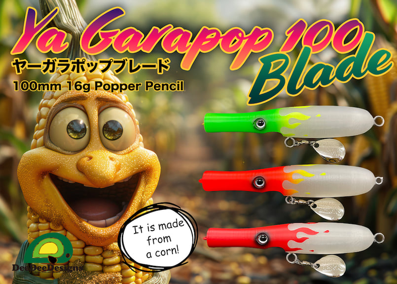 NEW】Ya Garapop Blade 100mm16g Topwater | Dee D