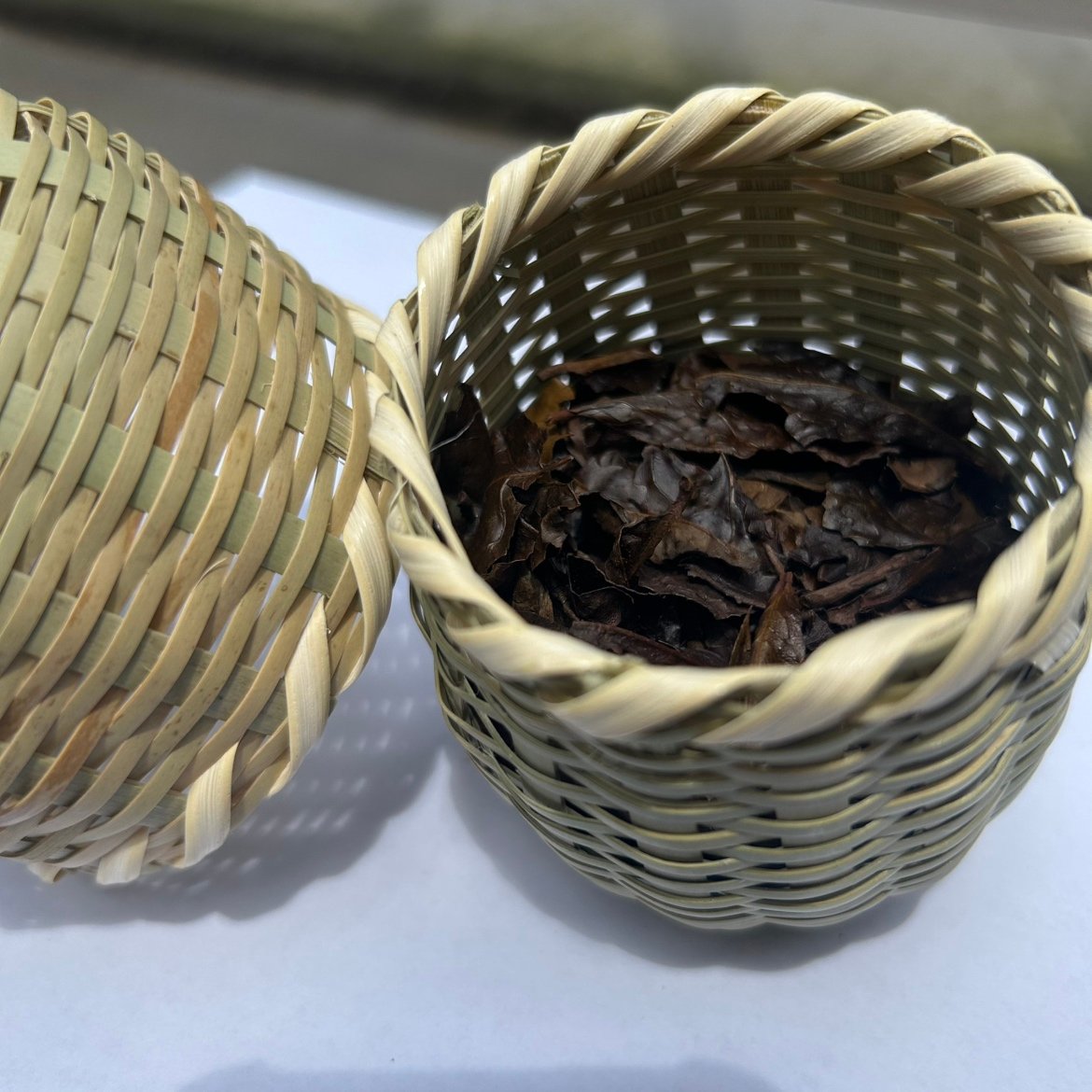JPさま専用竹茶袋2点セット送料込み 竹製 茶袋（ちゃんぶくろ）｜手編みの伝統茶道具 | 民家園オンライン
