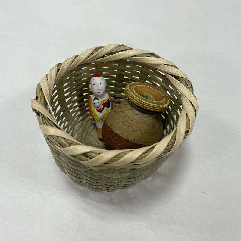 竹製 茶袋（ちゃんぶくろ）｜手編みの伝統茶道具 | 民家園オンライン