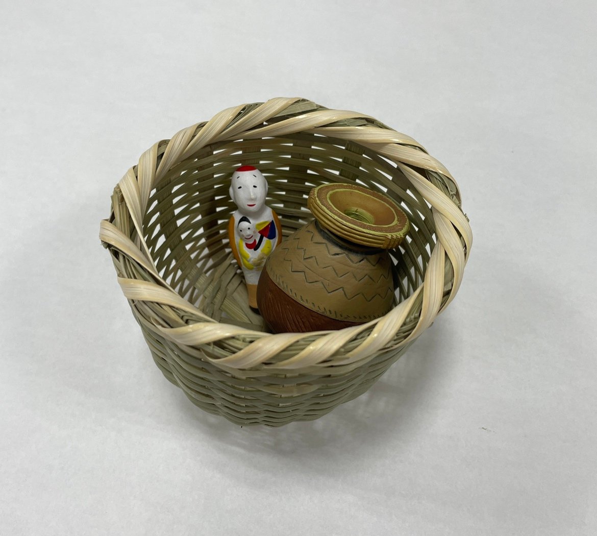 竹製 茶袋（ちゃんぶくろ）｜手編みの伝統茶道具 | 民家園オンライン