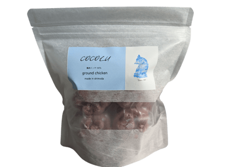 養鶏農家が本気で作るペットフード【COCOLU】鶏肉ミンチ100g×3個入り