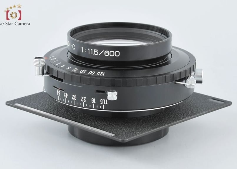 美品FUJINON・C 1:11.5/600 Fujinon C 600mm f/11.5 Lens in Copal 3 Shutter Covers 8x10