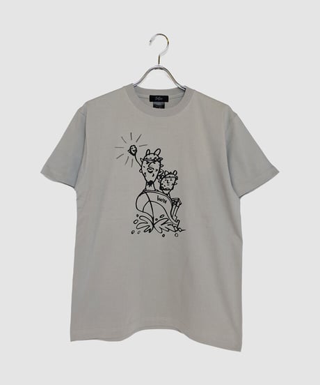 ほや兄弟 Tシャツ　ライトグレー
