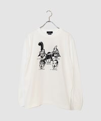 チームBUSHO　ロングスリーブTシャツ　ホワイト