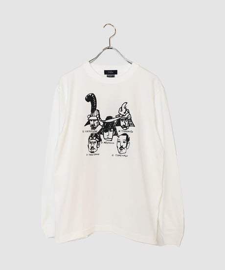 チームBUSHO　ロングスリーブTシャツ　ホワイト