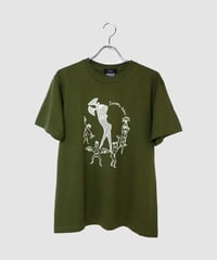 青葉の舞い Tシャツ　カーキ