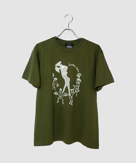 青葉の舞い Tシャツ　カーキ