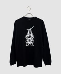 独眼竜政宗　ロングスリーブTシャツ　ブラック