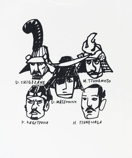 チームBUSHO　ロングスリーブTシャツ　ホワイト