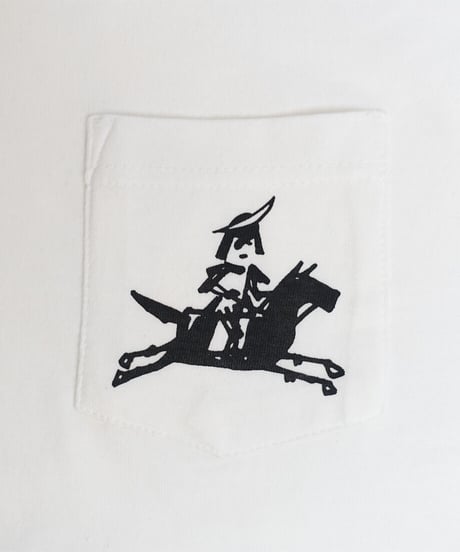 masamune ポケットTシャツ　ホワイト