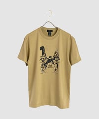 チームBUSHO Tシャツ　ダークベージュ