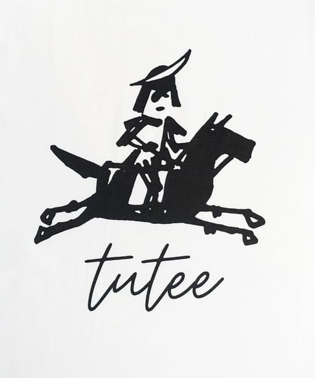 tutee masamune　ロングスリーブTシャツ　ホワイト