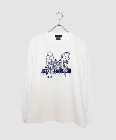 仙台名物　ロングスリーブTシャツ　ホワイト