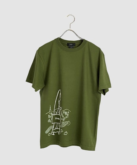 大観音ショッピングTシャツ 　カーキ