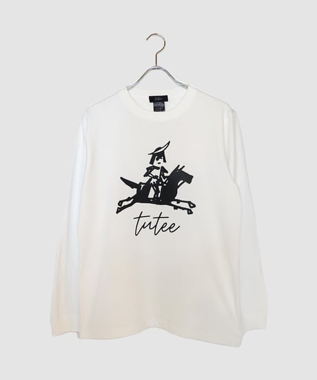 tutee masamune　ロングスリーブTシャツ　ホワイト