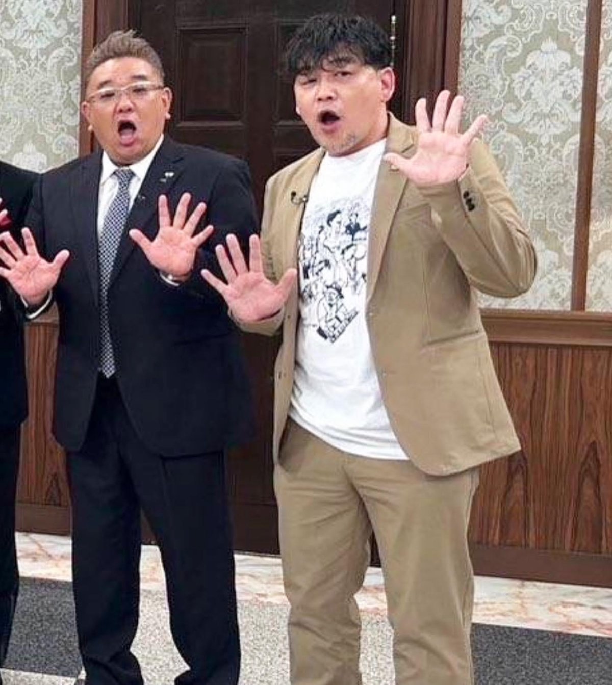 サンドウィッチマンの富澤さんが着用してくださいました | tutee