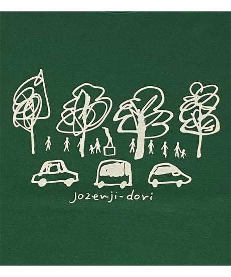 Jozenji通り Tシャツ　グリーン