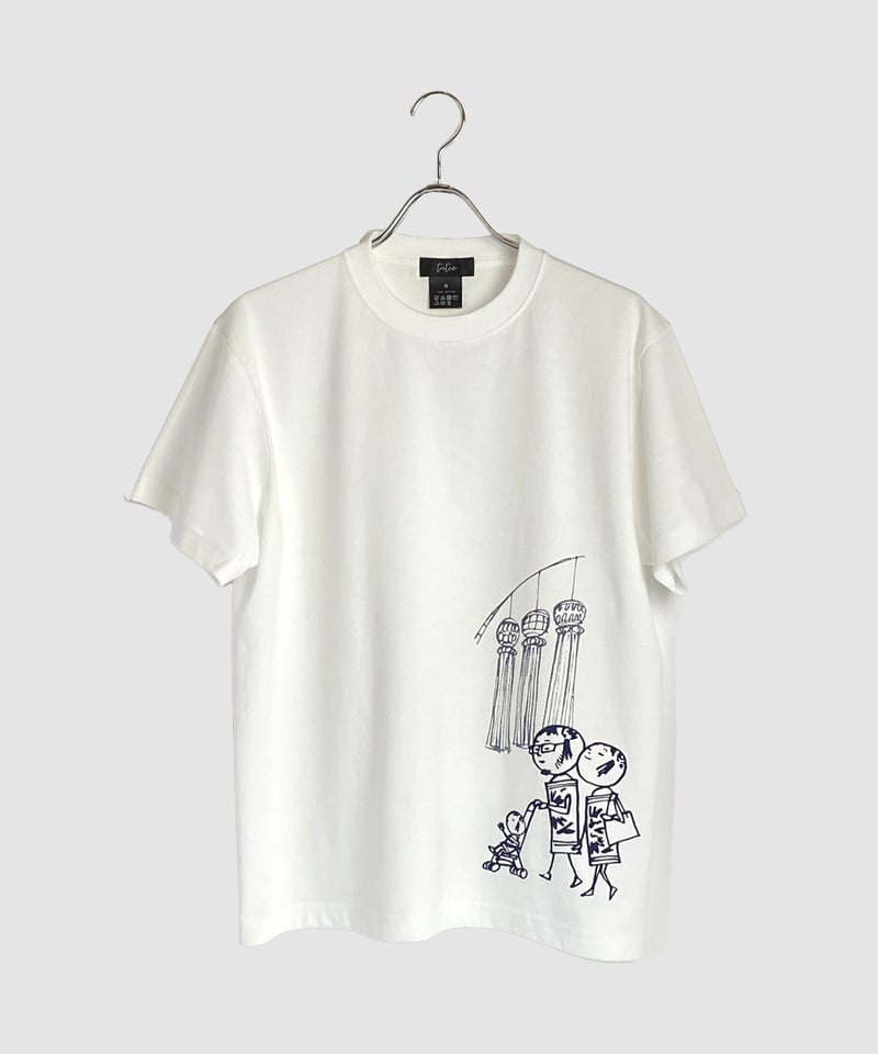 ファミリー七夕 Tシャツ ホワイト | tutee