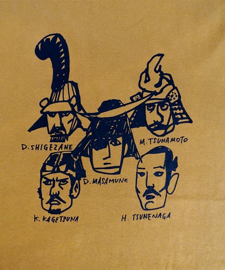チームBUSHO　ロングスリーブTシャツ　ブラウン