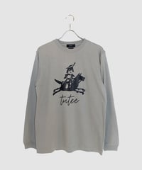 tutee　masamune　ロングスリーブTシャツ ライトグレー