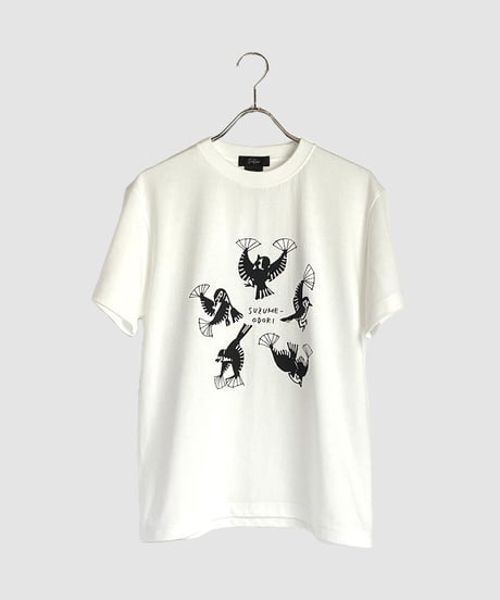 すずめ踊り Tシャツ　ホワイト