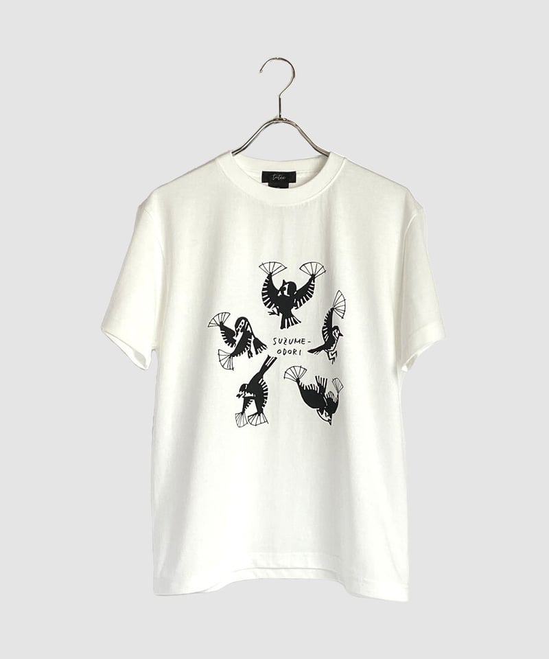 すずめ踊り Tシャツ ホワイト | tutee