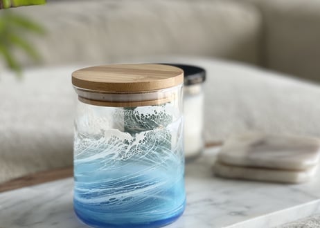 レジンアート星の砂スタンドミラー壁掛け海アートインテリア雑貨