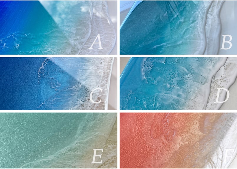 ☆受注制作 レジンアート【波のキャンバス】受注制作 A4サイズ約210mm